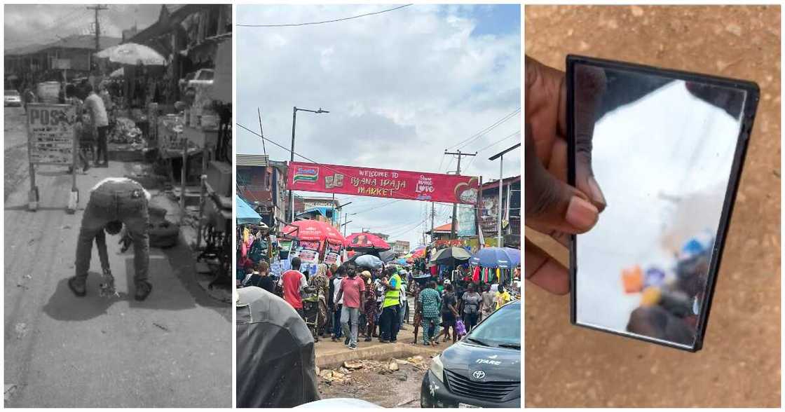 Young man, spirits, phone, Lagos