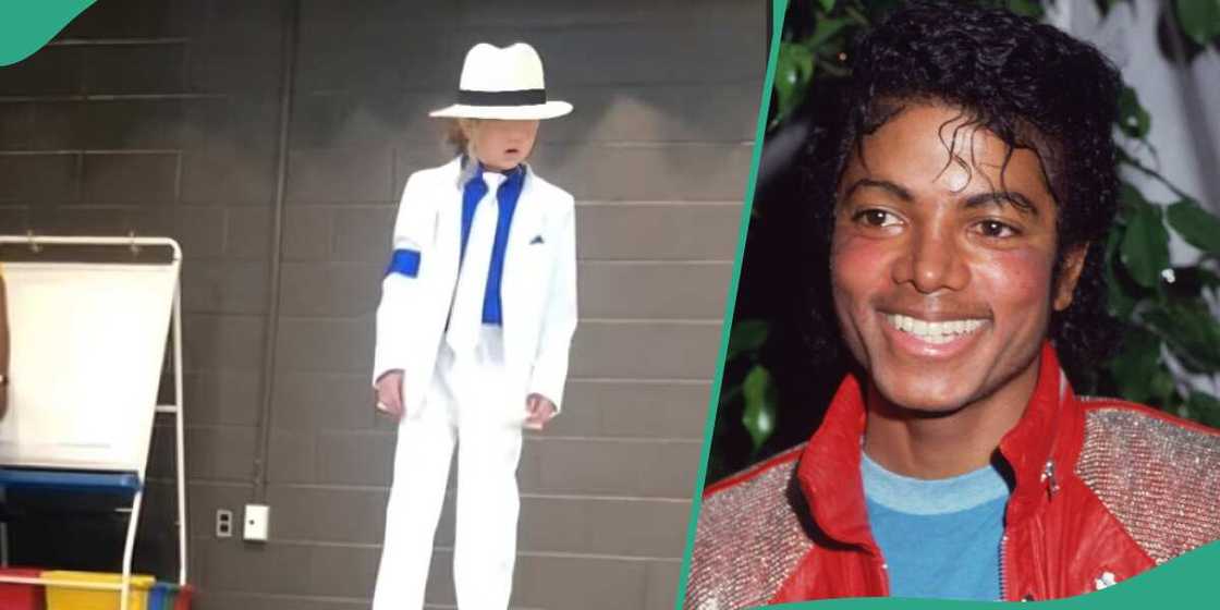 Young boy dances like Michael Jackson Young boy dances like Michael Jackson