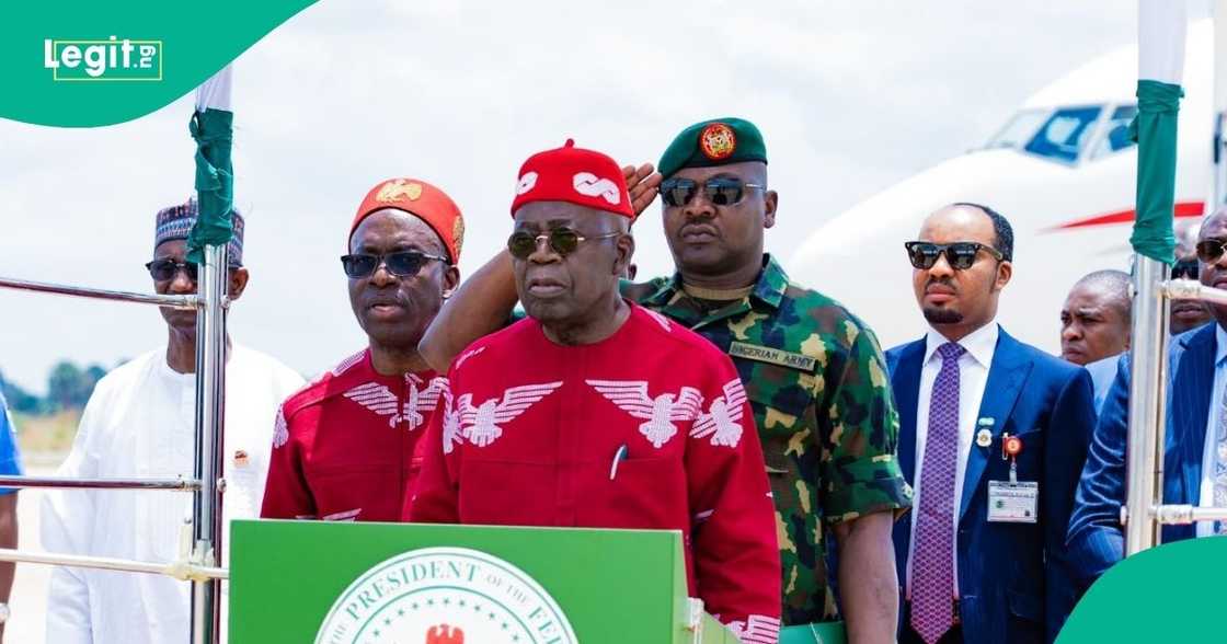 Nigerians express their minds after President Bola Tinubu asked Anambra governor Soludo for 'retirement land' Nigerians express their minds after President Bola Tinubu asked Anambra governor Soludo for 'retirement land'