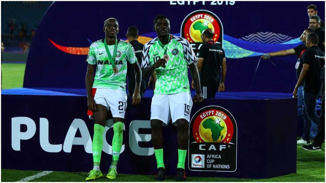 Victor Osimhen and John Ogu during the 2019 AFCON in Cameroon. Victor Osimhen and John Ogu during the 2019 AFCON in Cameroon.