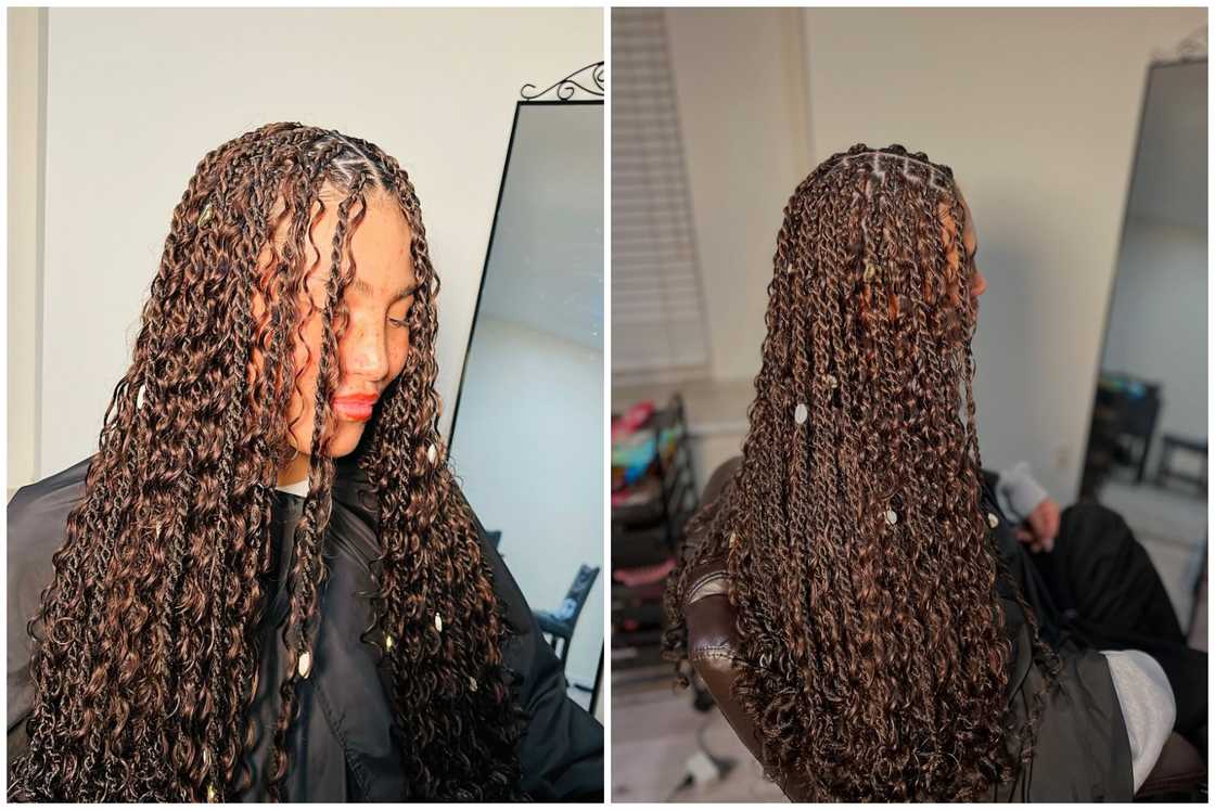 Island Twist with Curls Peekaboo Island Twist with Curls Peekaboo