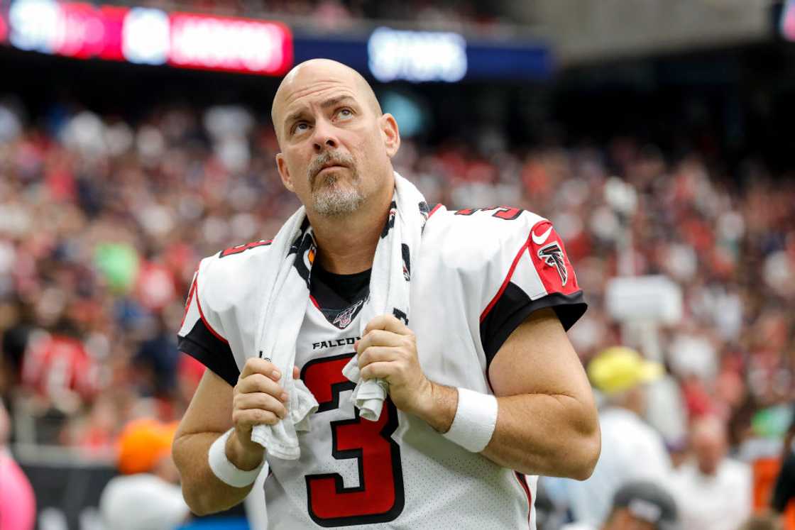 Matt Bryant watches a game's proceedings