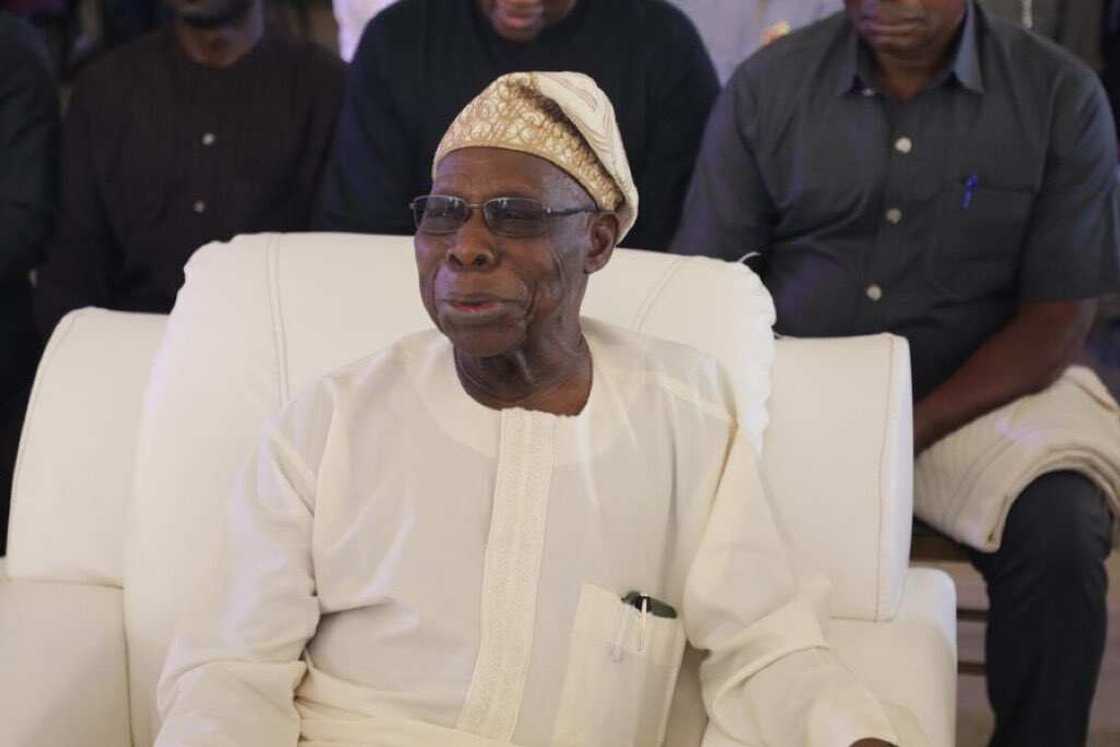Former president Olusegun Obasanjo Former president Olusegun Obasanjo