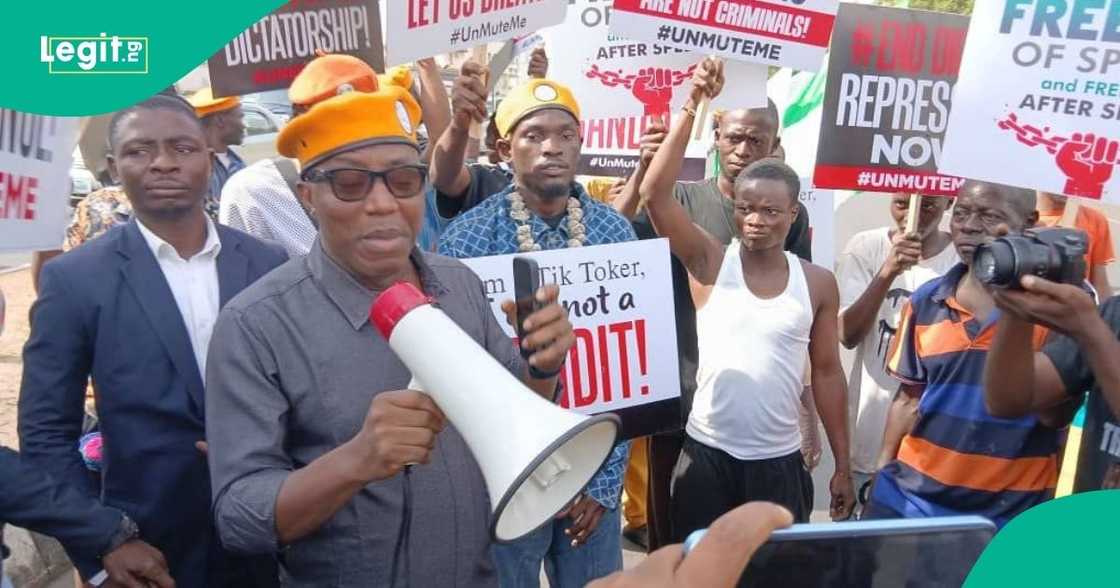 Tension rises as police take decisive action against protesters in Abuja. Tension rises as police take decisive action against protesters in Abuja.