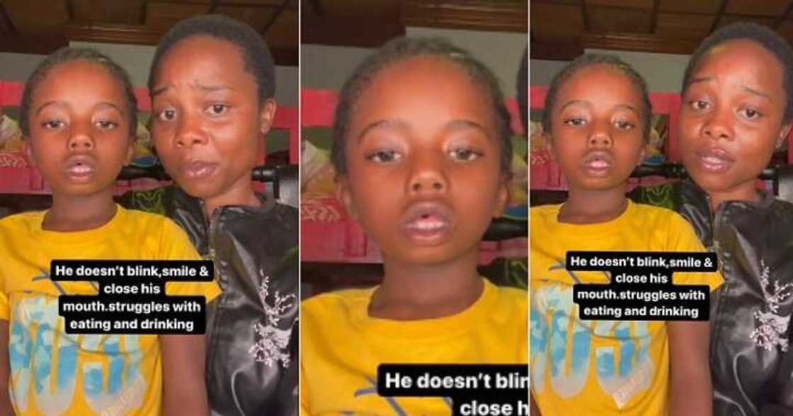 Mum of boy who doesn't blink or smile cries out Mum of boy who doesn't blink or smile cries out