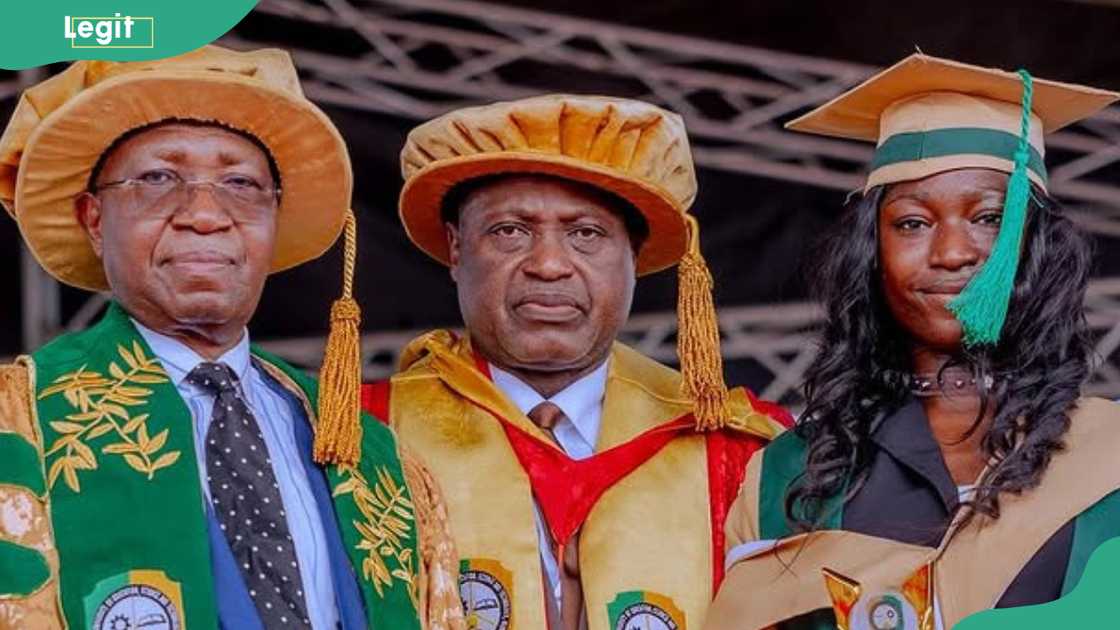 Graduands at Bamidele Olumilua University