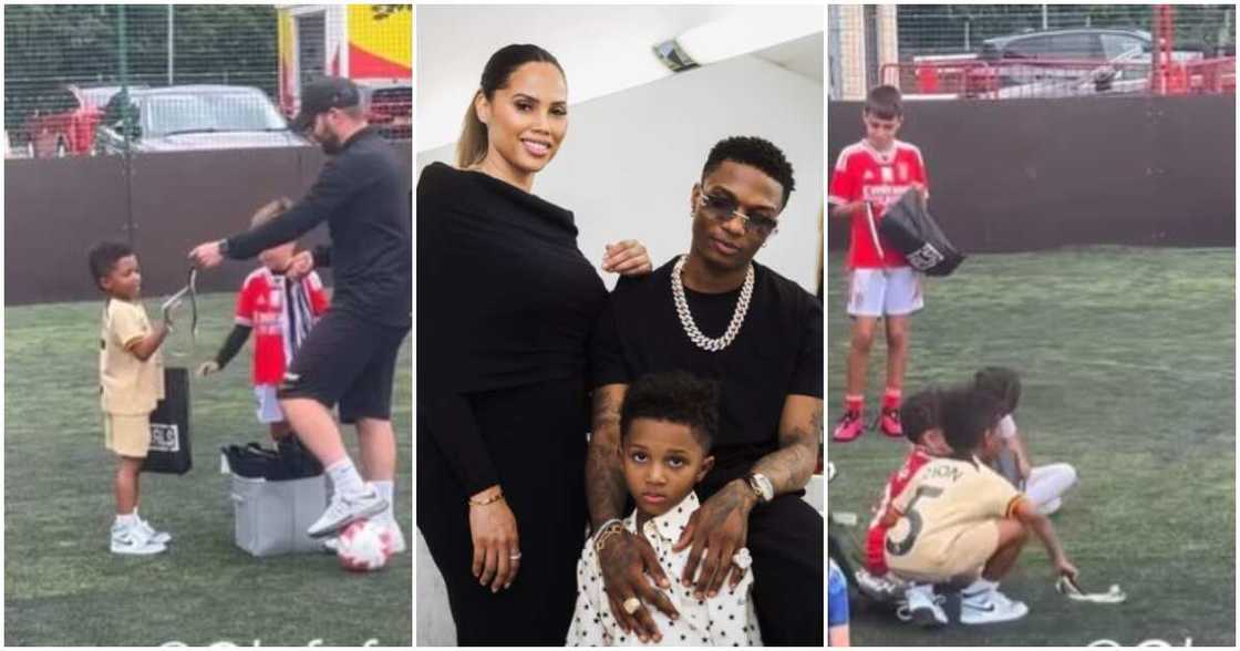 Photos of Wizkid, Zion and Jada Pollock