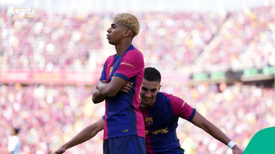 Lamine Yamal, Barcelona. Lamine Yamal, Barcelona.