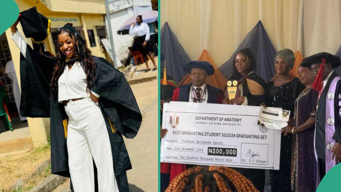 UNIZIK lady graduates top of her class in anatomy department.