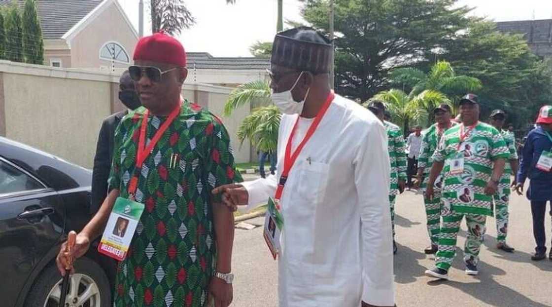 Report: Wike mood changed after Tambuwal stepped down for Atiku Report: Wike mood changed after Tambuwal stepped down for Atiku