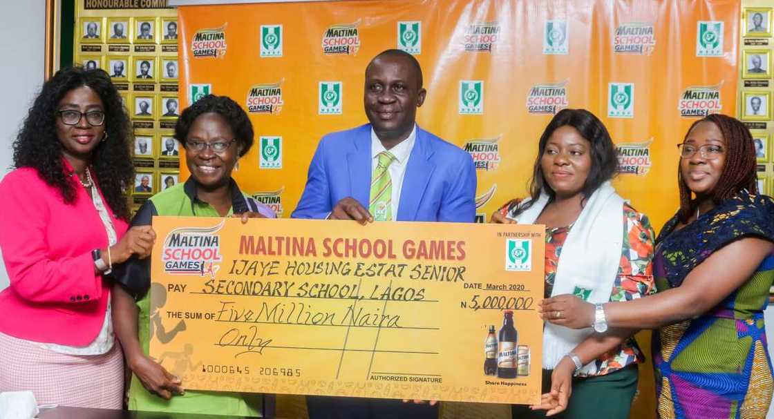 Winners of Maltina School Games 2020 Officially Receives Prizes