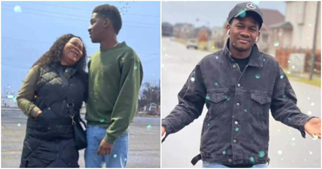 Actress Bimbo Oshin and her son Actress Bimbo Oshin and her son