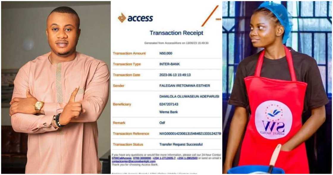 Hilda Baci: Opeyemi Falegan gifts Chef Dammy N50k. Hilda Baci: Opeyemi Falegan gifts Chef Dammy N50k.