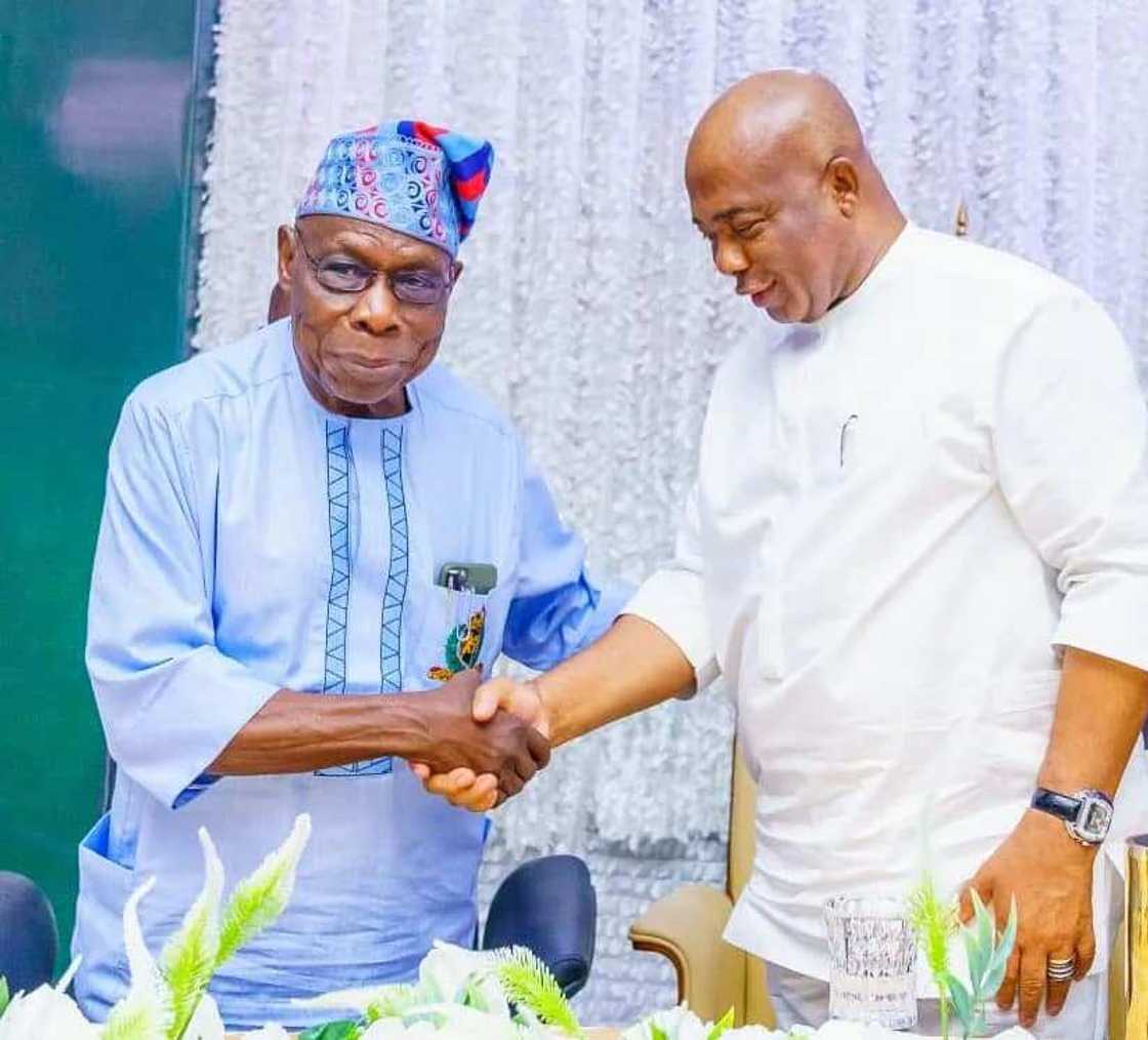 Obasanjo Commends Hope Uzodimma Obasanjo Commends Hope Uzodimma