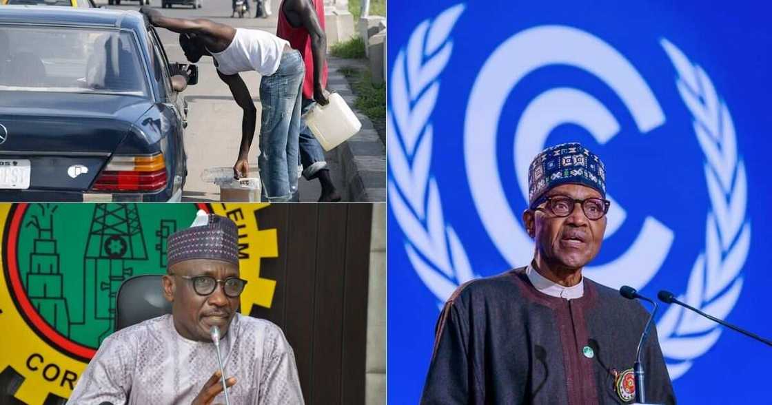 President Muhammadu Buhari and NNPC GMD, Mele Kyari President Muhammadu Buhari and NNPC GMD, Mele Kyari