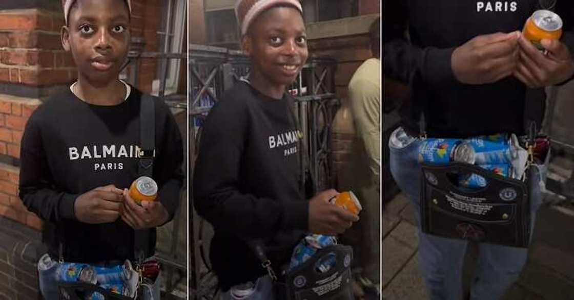 Dad sees son returning from party with six drinks Dad sees son returning from party with six drinks