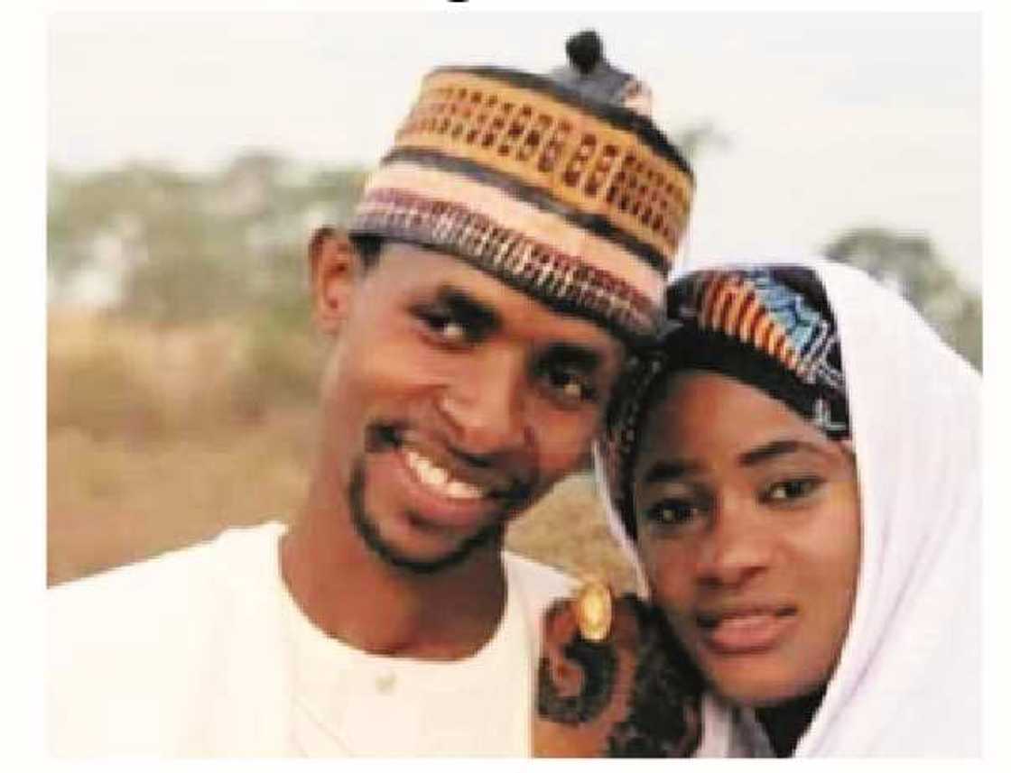 Hoton Auwal da Matarsa Rabi'atu Hoton Auwal da Matarsa Rabi'atu