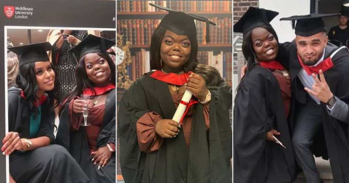Celebrity 'little woman' celebrates as she graduates from London university with first class (photos) Celebrity 'little woman' celebrates as she graduates from London university with first class (photos)