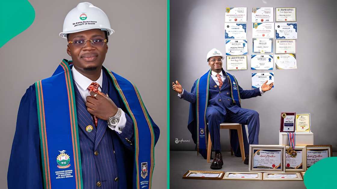 UNIBADAN graduate displays impressive CGPA and medals. UNIBADAN graduate displays impressive CGPA and medals.