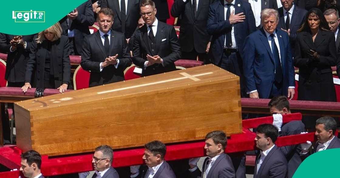 Strong reactions continue after US President Donald Trump arrives at Pope Francis' burial in the wrong attire. Strong reactions continue after US President Donald Trump arrives at Pope Francis' burial in the wrong attire.