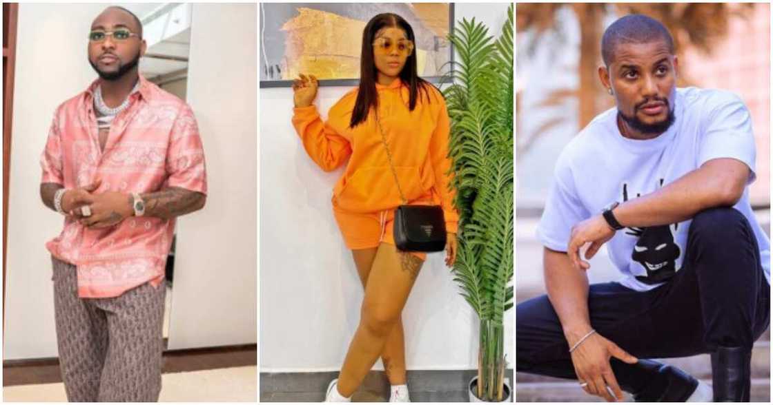 Nigerian celebrities Davido, Chichi, Alexx Nigerian celebrities Davido, Chichi, Alexx