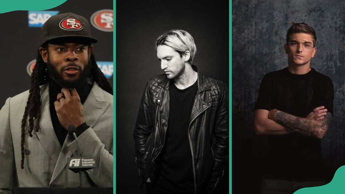 Richard Sherman(L), Richard Hermon (C), and Richard Wisker (R) Richard Sherman(L), Richard Hermon (C), and Richard Wisker (R)