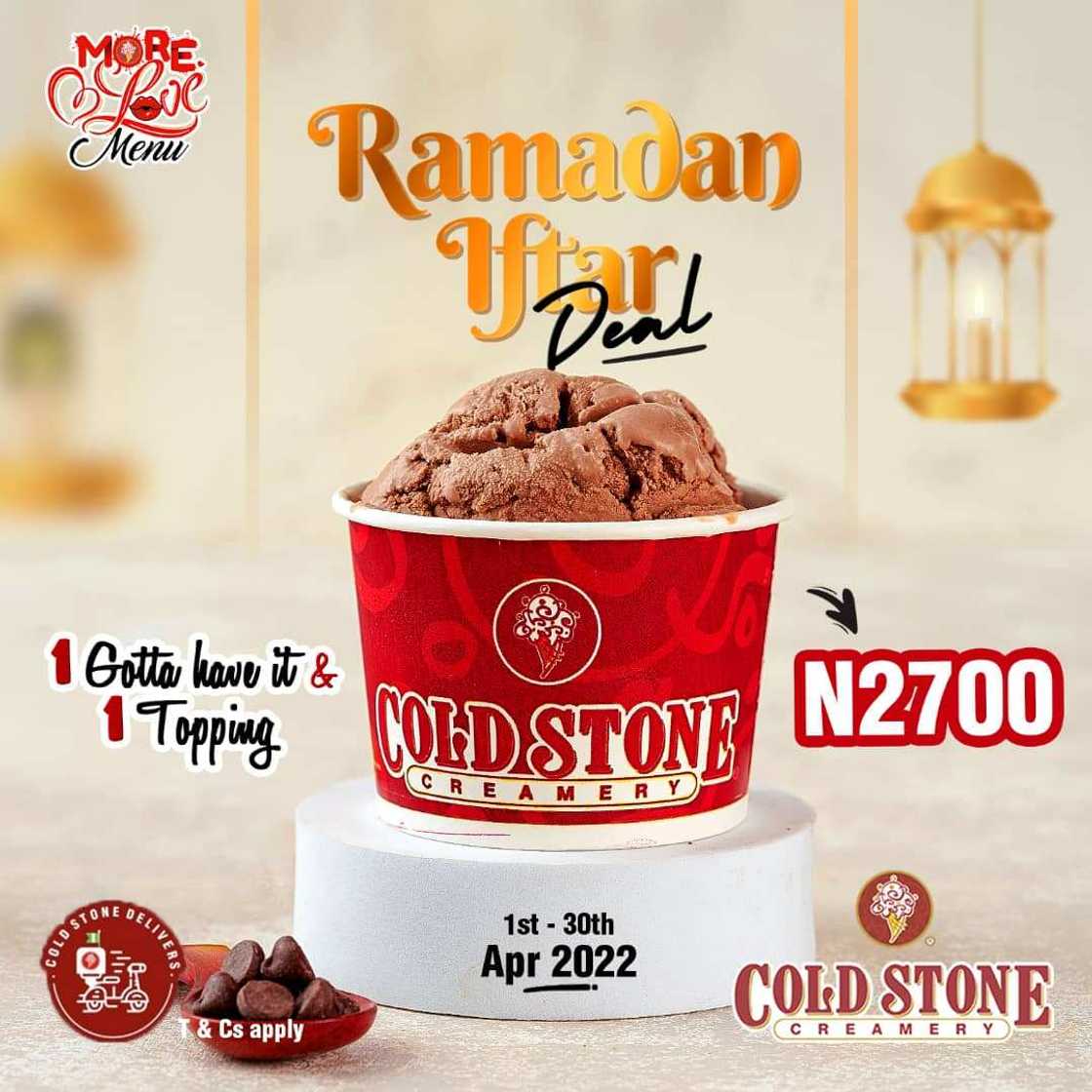 Cold Stone, Sweet Pineapple Cream, Coconut Custard Cream Flavours Cold Stone, Sweet Pineapple Cream, Coconut Custard Cream Flavours