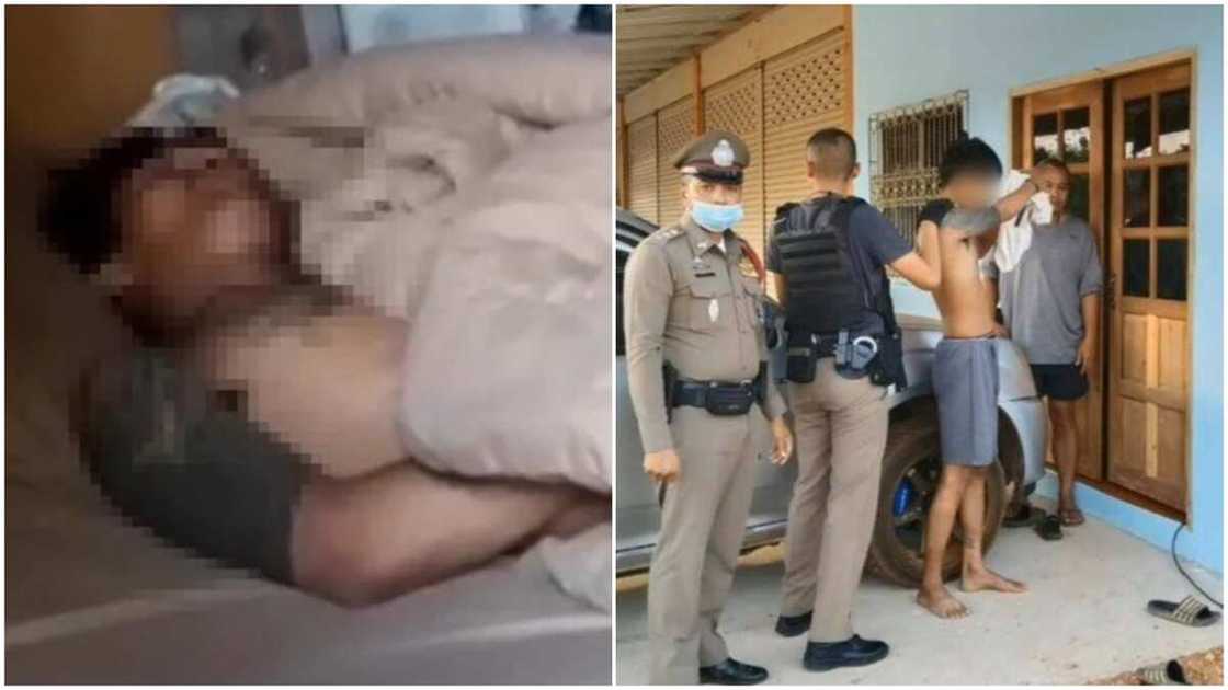 Thai man falls asleep at house he was trying to rob. What happened next is hilarious Thai man falls asleep at house he was trying to rob. What happened next is hilarious