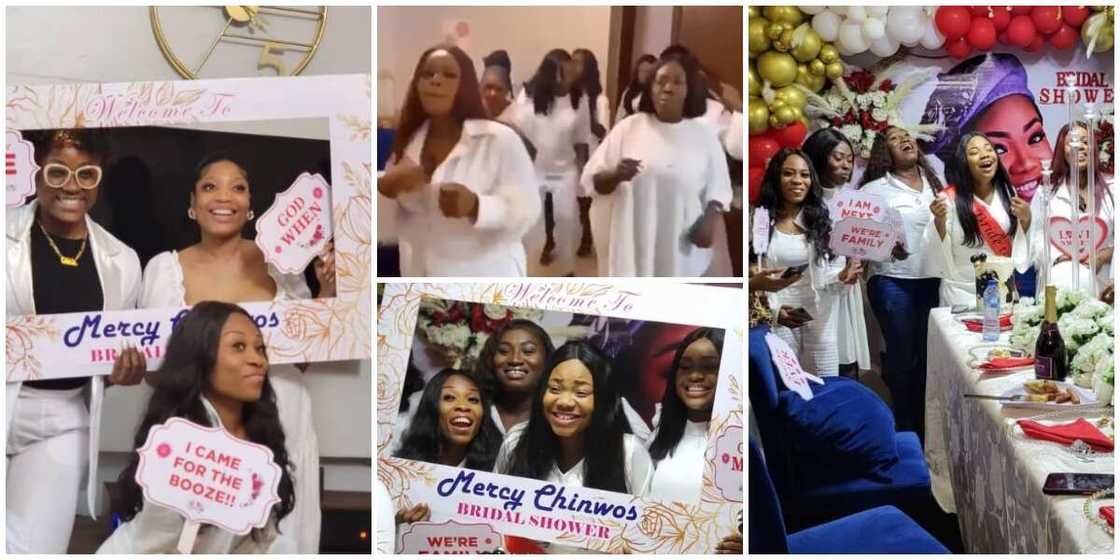 Mercy Chinwo's shower Mercy Chinwo's shower