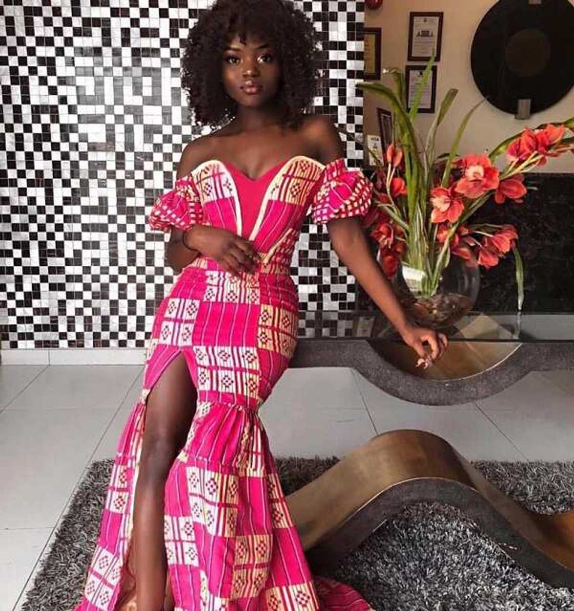 Bella Naija Ankara festive dress Bella Naija Ankara festive dress
