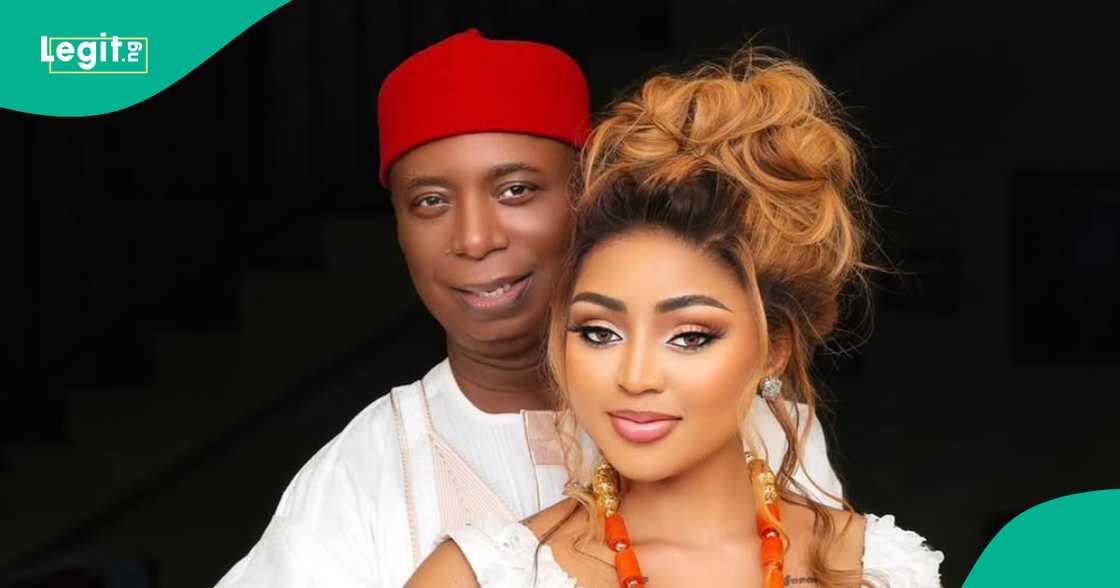 Ned Nwoko speaks with politicians in video. Ned Nwoko speaks with politicians in video.