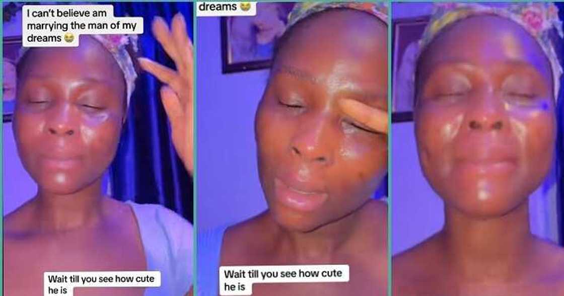 Bride-to-be breaks down in tears in emotional video Bride-to-be breaks down in tears in emotional video