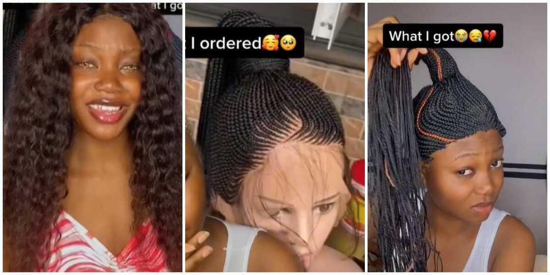 Photos of what the lady ordered and what she got. Photos of what the lady ordered and what she got.