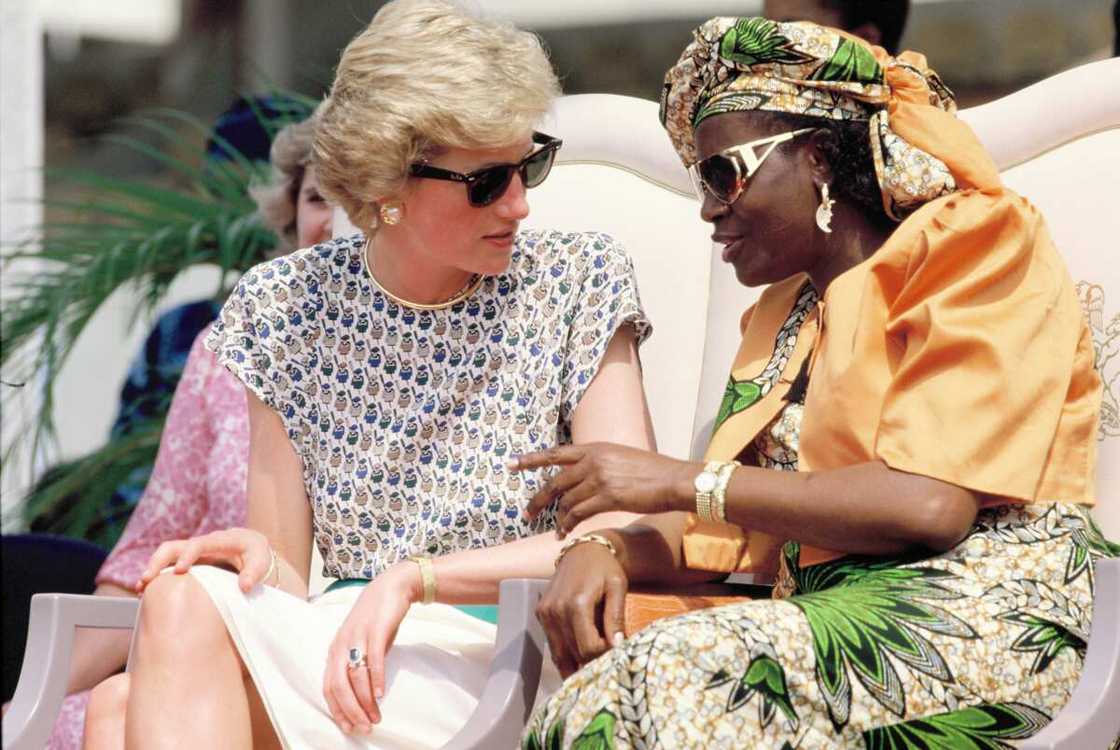 Maryam Babangida and Princess Diana Maryam Babangida and Princess Diana
