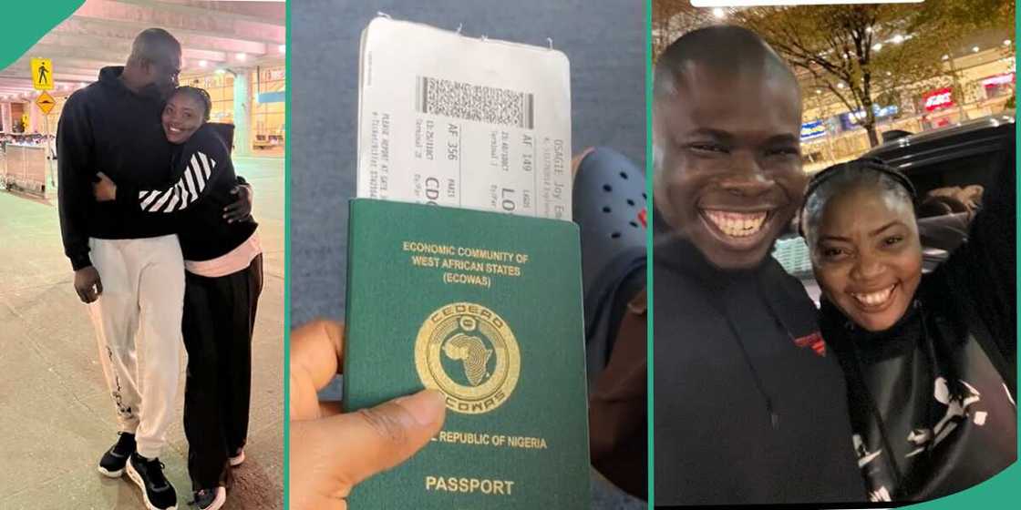 Lady moves to Canada to reunite with her husband. Lady moves to Canada to reunite with her husband.