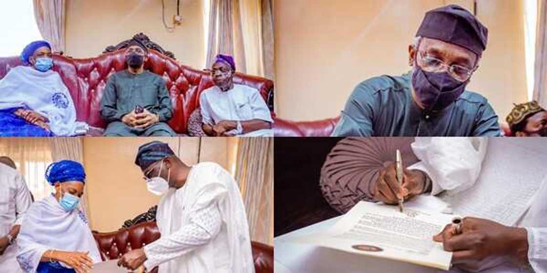 Lateef Jakande: Tributes pour for late awoist as Obasanjo, Gbajabiamila, Sanwo-Olu visit ex-Lagos governor's widow Lateef Jakande: Tributes pour for late awoist as Obasanjo, Gbajabiamila, Sanwo-Olu visit ex-Lagos governor's widow