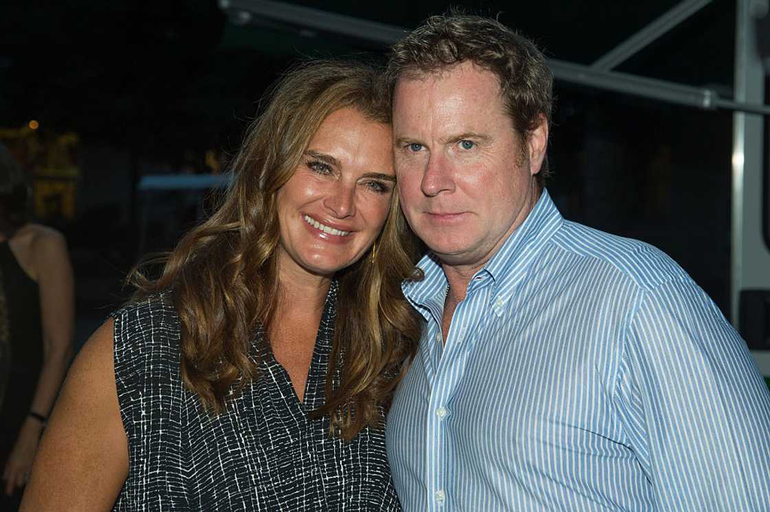 Actress Brooke Shields and Chris Henchy at the Animal Rescue Fund of The Hamptons