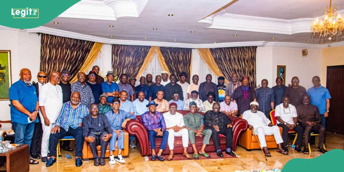 Wike, Fubara meet Rivers elders council in Port Harcourt Wike, Fubara meet Rivers elders council in Port Harcourt
