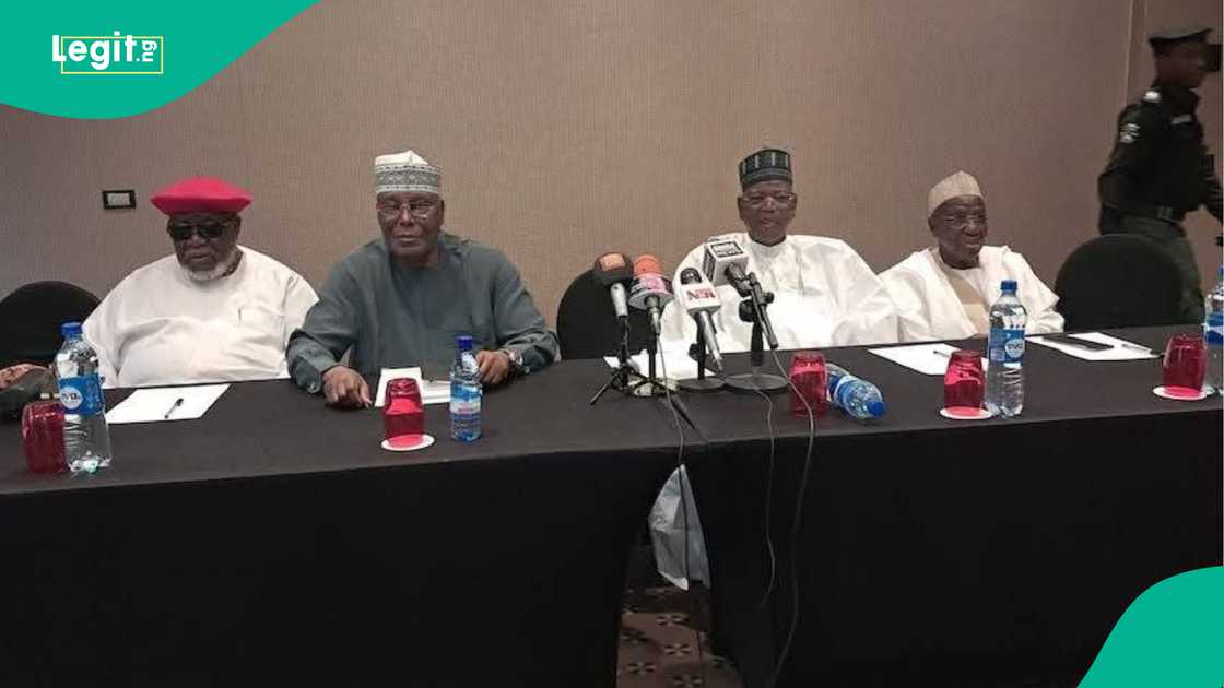 Atiku and PDP leaders in high-level meeting in Abuja over 2027 election coalition. Atiku and PDP leaders in high-level meeting in Abuja over 2027 election coalition.