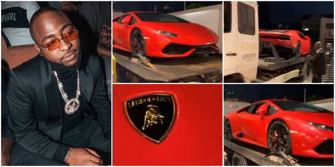 Davido acquires brand new Lamborghini Huracan (videos) Davido acquires brand new Lamborghini Huracan (videos)