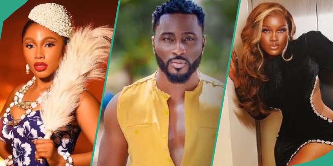 BBNaija stars Mercy, Pere and Cee C BBNaija stars Mercy, Pere and Cee C