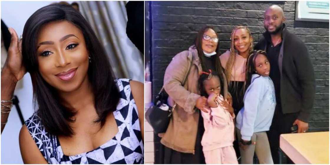 Dakore Egbuson and family holiday in Dubai after father-in-law's burial Dakore Egbuson and family holiday in Dubai after father-in-law's burial