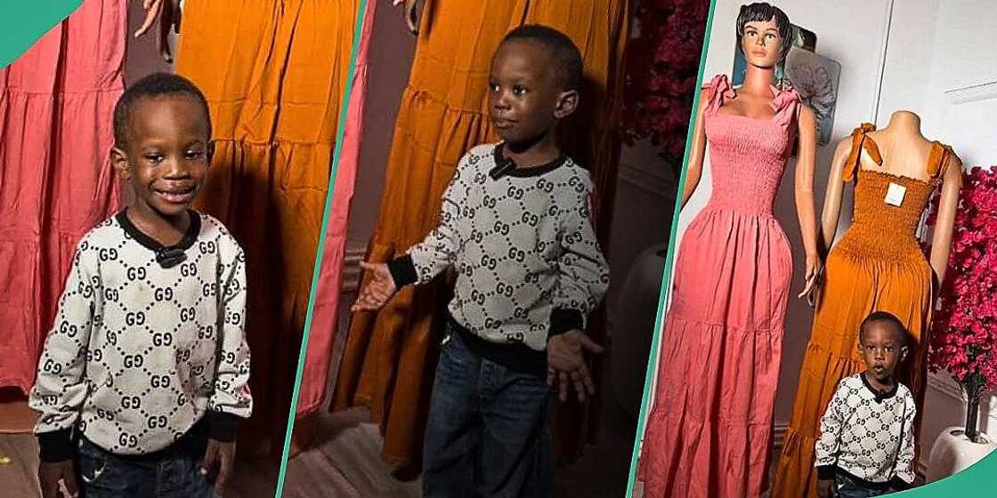 Two-year-old boy asks netizens to patronise his mother Two-year-old boy asks netizens to patronise his mother