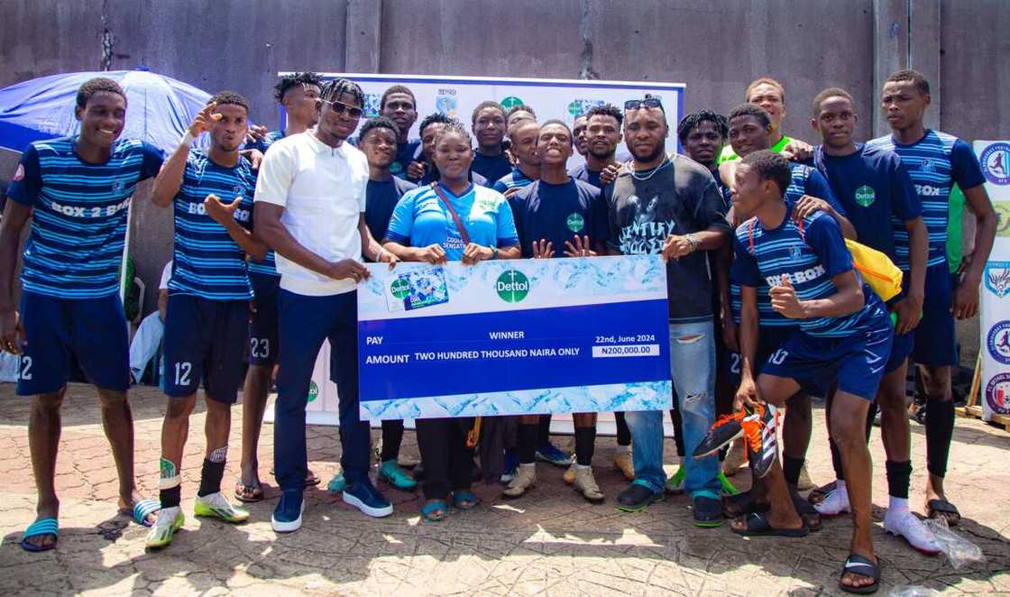 Dettol Cool Makes Waves at Football Turfs across Lagos with a special appearance by Taiwo Awoniyi