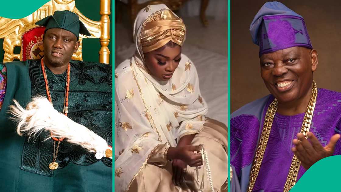Alaafin of Oyo among prominent Nigerians who attended Eid services after Ramadan.