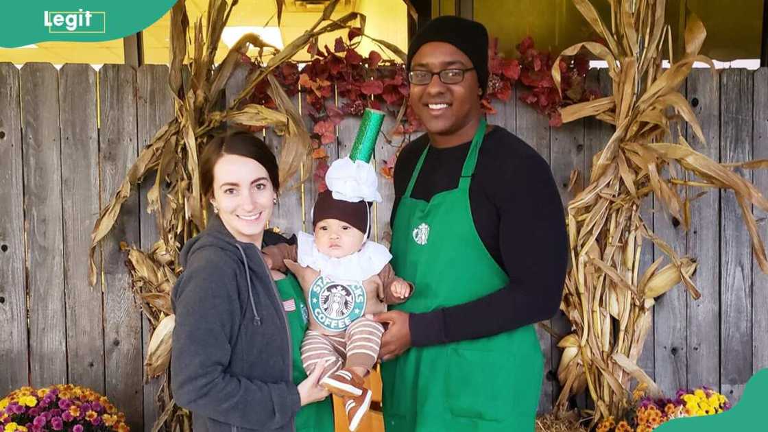 Starbucks Family costume Starbucks Family costume