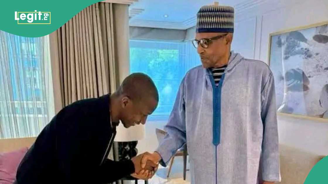 Reactions as ex-EFCC boss Bawa visit Buhari in London Reactions as ex-EFCC boss Bawa visit Buhari in London