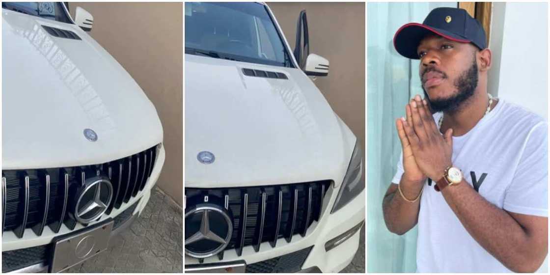 BBNaija Star Frodd acquires Benz BBNaija Star Frodd acquires Benz