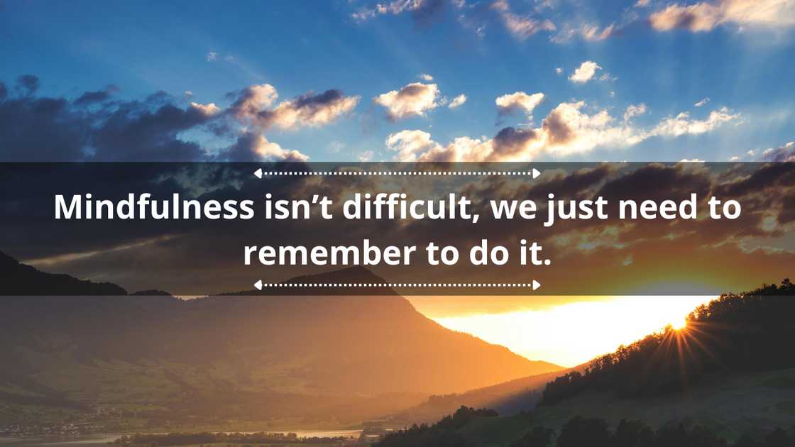Mindfulness quotes about life Mindfulness quotes about life