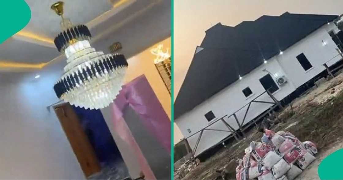 Nigerian man, Lalor, completes his impressive bungalow.